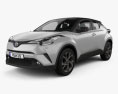 Toyota C-HR with HQ interior 2020 3d model