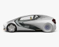 Toyota Konzept-i mit Innenraum 2018 3D-Modell Seitenansicht