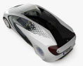Toyota Konzept-i mit Innenraum 2018 3D-Modell Draufsicht