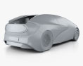 Toyota Концепт-i з детальним інтер'єром 2018 3D модель