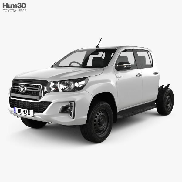 Toyota Hilux 双人驾驶室 Chassis SR 2021 3D模型