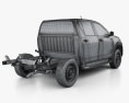 Toyota Hilux Double Cab Chassis SR 2021 3d model