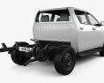 Toyota Hilux Double Cab Chassis SR 2021 3d model