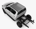 Toyota Hilux Doppelkabine Chassis SR 2021 3D-Modell Draufsicht