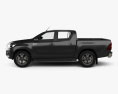 Toyota Hilux 더블캡 L-edition 2021 3D 모델  side view
