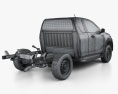 Toyota Hilux Extra Cab Chassis SR 2022 3D модель