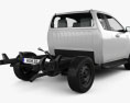 Toyota Hilux Extra Cab Chassis SR 2022 3Dモデル