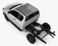 Toyota Hilux Extra Cab Chassis SR 2022 3D-Modell Draufsicht