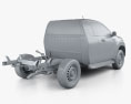 Toyota Hilux Extra Cab Chassis SR 2022 Modello 3D