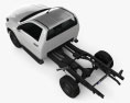 Toyota Hilux Single Cab Chassis SR 2021 3d model top view