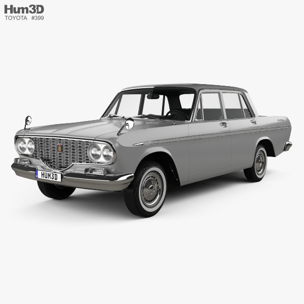 Toyota Crown 1962 3D model