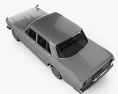 Toyota Crown 1962 3d model top view