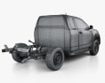 Toyota Hilux Extra Cab Chassis 2018 Modello 3D