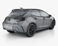 Toyota Corolla 해치백 하이브리드 2021 3D 모델 