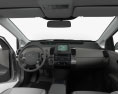 Toyota Prius 인테리어 가 있는 와 엔진이 2009 3D 모델  dashboard