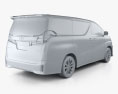 Toyota Vellfire Aero con interior 2018 Modelo 3D