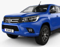 Toyota Hilux Double Cab SR5 with HQ interior 2015 3d model