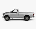 Toyota Hilux Single Cab GLX with HQ interior 2015 3d model side view