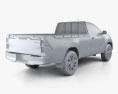 Toyota Hilux Single Cab GLX 인테리어 가 있는 2015 3D 모델 