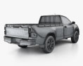 Toyota Hilux Single Cab SR 인테리어 가 있는 2015 3D 모델 
