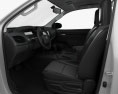Toyota Hilux Cabina Singola SR con interni 2015 Modello 3D seats
