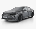 Toyota Avalon TRD 2022 3D模型 wire render