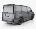 Toyota Voxy ZS с детальным интерьером 2017 3D модель
