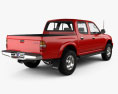 Toyota Tacoma 더블캡 Limited 2004 3D 모델  back view