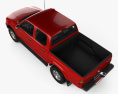Toyota Tacoma 双人驾驶室 Limited 2004 3D模型 顶视图