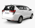 Toyota Innova mit Innenraum 2019 3D-Modell Rückansicht