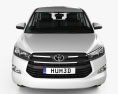 Toyota Innova з детальним інтер'єром 2019 3D модель front view