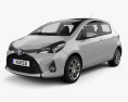 Toyota Yaris гібрид п'ятидверний 2021 3D модель
