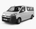 Toyota Hiace 승객용 밴 L1H1 Deluxe 2023 3D 모델 