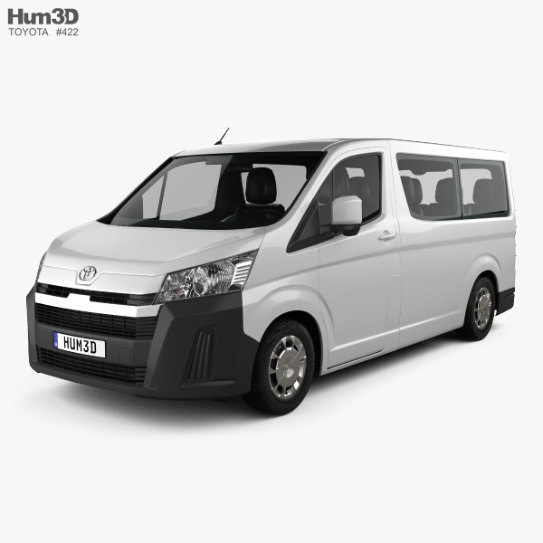 Toyota Hiace Passenger Van L1H1 Deluxe 2023 3D model