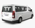 Toyota Hiace Passenger Van L1H1 Deluxe 2023 3D-Modell Rückansicht