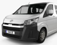Toyota Hiace 승객용 밴 L1H1 Deluxe 2023 3D 모델 