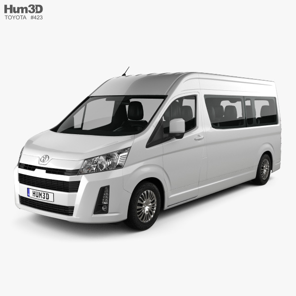 Toyota Hiace Passenger Van L2H2 GL 2023 3D model