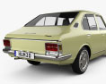 Toyota Corolla 4-door sedan 1970 3d model
