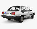 Toyota Corolla Berlina 1983 Modello 3D vista posteriore