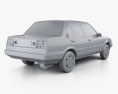 Toyota Corolla Sedán 1983 Modelo 3D