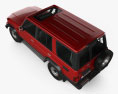 Toyota Land Cruiser Prado 旅行車 SX 1996 3D模型 顶视图