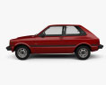Toyota Starlet 1982 3D 모델  side view