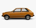 Toyota Starlet 1978 3d model side view