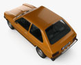 Toyota Starlet 1978 3D-Modell Draufsicht