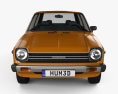 Toyota Starlet 1978 3d model front view