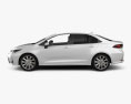 Toyota Corolla Altis 2022 3D模型 侧视图