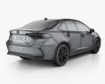 Toyota Corolla 하이브리드 세단 2022 3D 모델 
