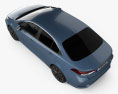 Toyota Corolla 混合動力 轿车 2022 3D模型 顶视图