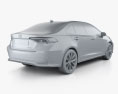 Toyota Corolla 混合動力 轿车 2022 3D模型