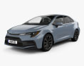 Toyota Corolla XSE US-spec 轿车 2022 3D模型